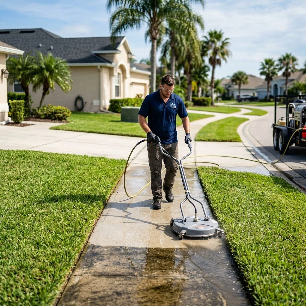 Sidewalk Cleaning in Palm Coast, FL
